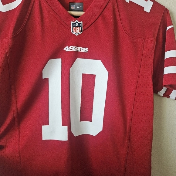 Nike San Francisco 49ers Red GAROPPOLO Jersey M - Picture 2 of 7
